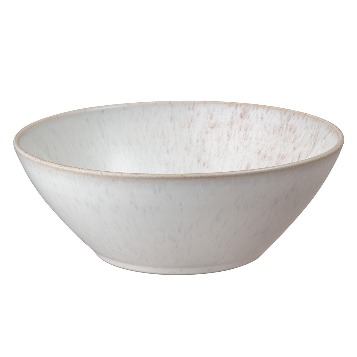 Denby Kiln Coral morgenmadsskål med glasur i rosatoner og ravskiftninger