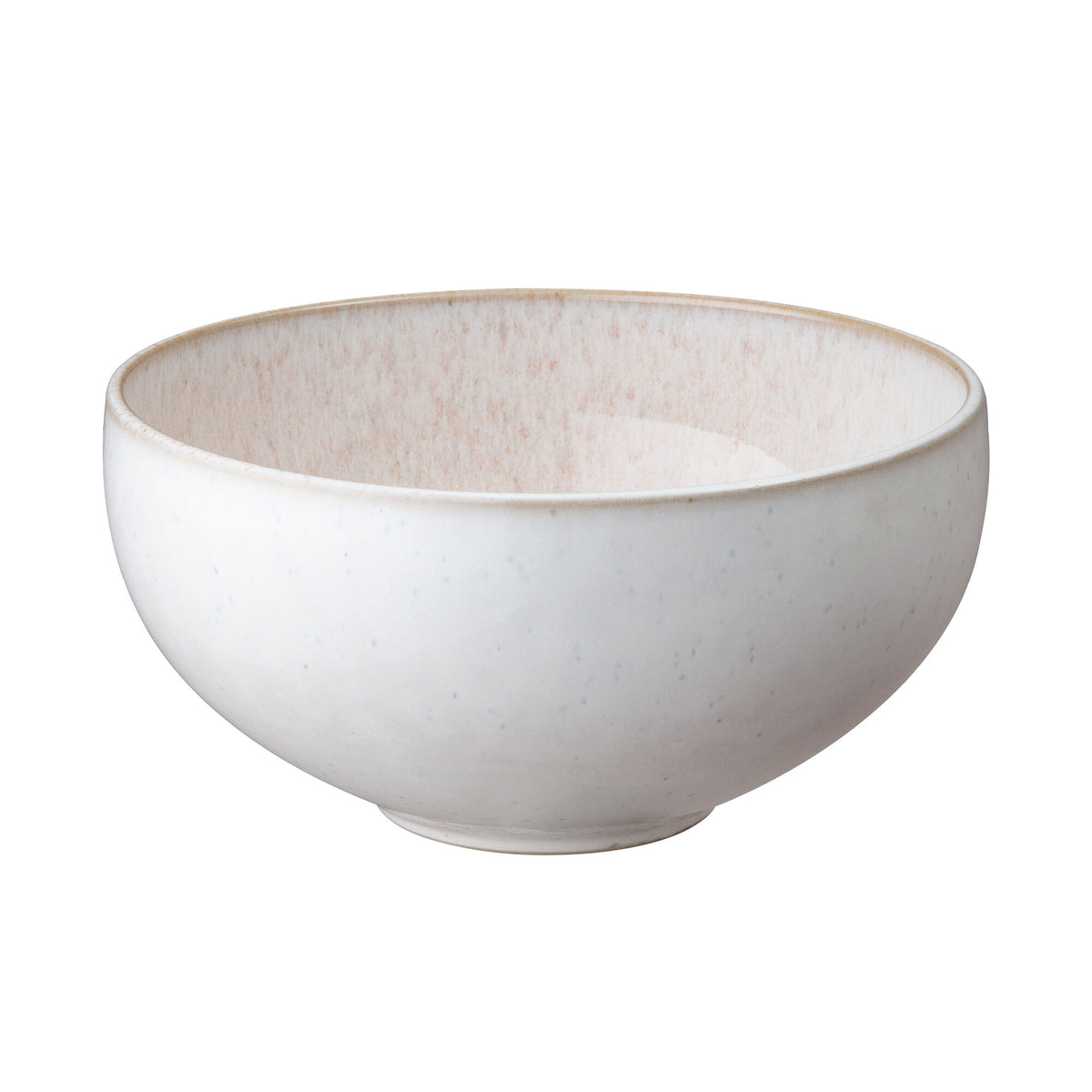 Denby Kiln Coral stor håndlavet skål med taktil glasur