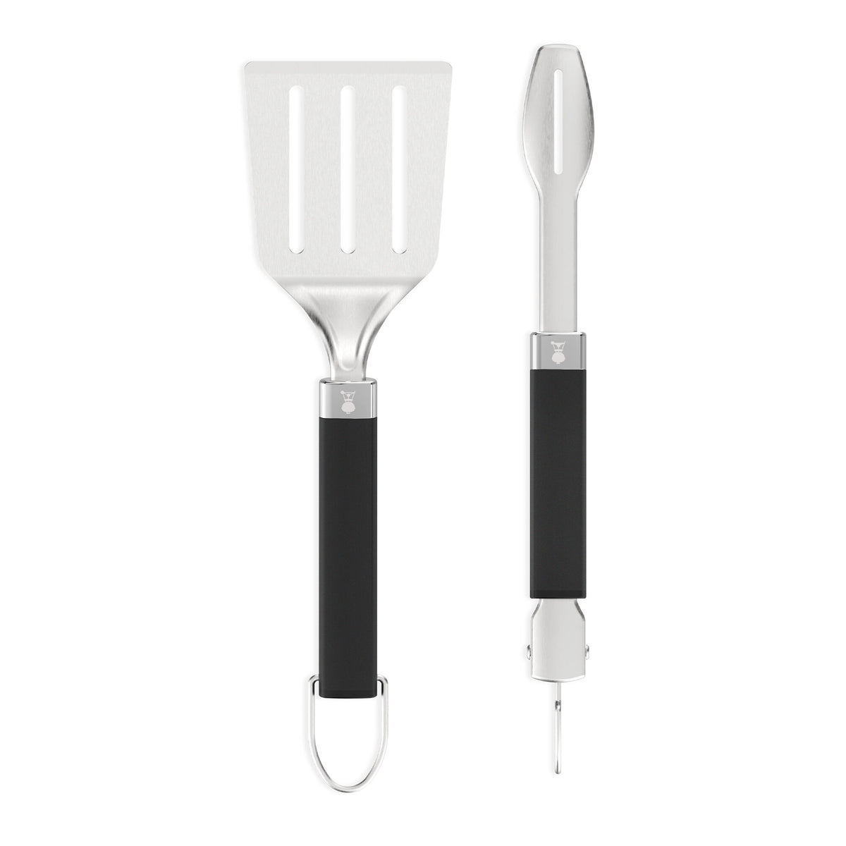 Weber transportabelt grillsæt med to dele: kompakt grillspade og låsbar grilltang