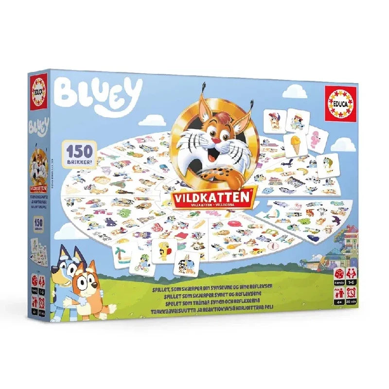 Maki Vildkatten spil i Bluey Edition