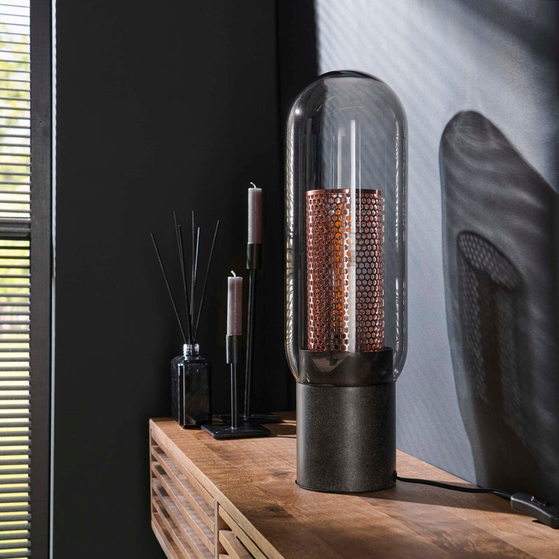Se tilbud på bordlampe i røgfarvet glas og kobber! Billigt udsalg på Big-Smoke. Hurtig levering, 1-2 hverdage. Spar op til 61%.