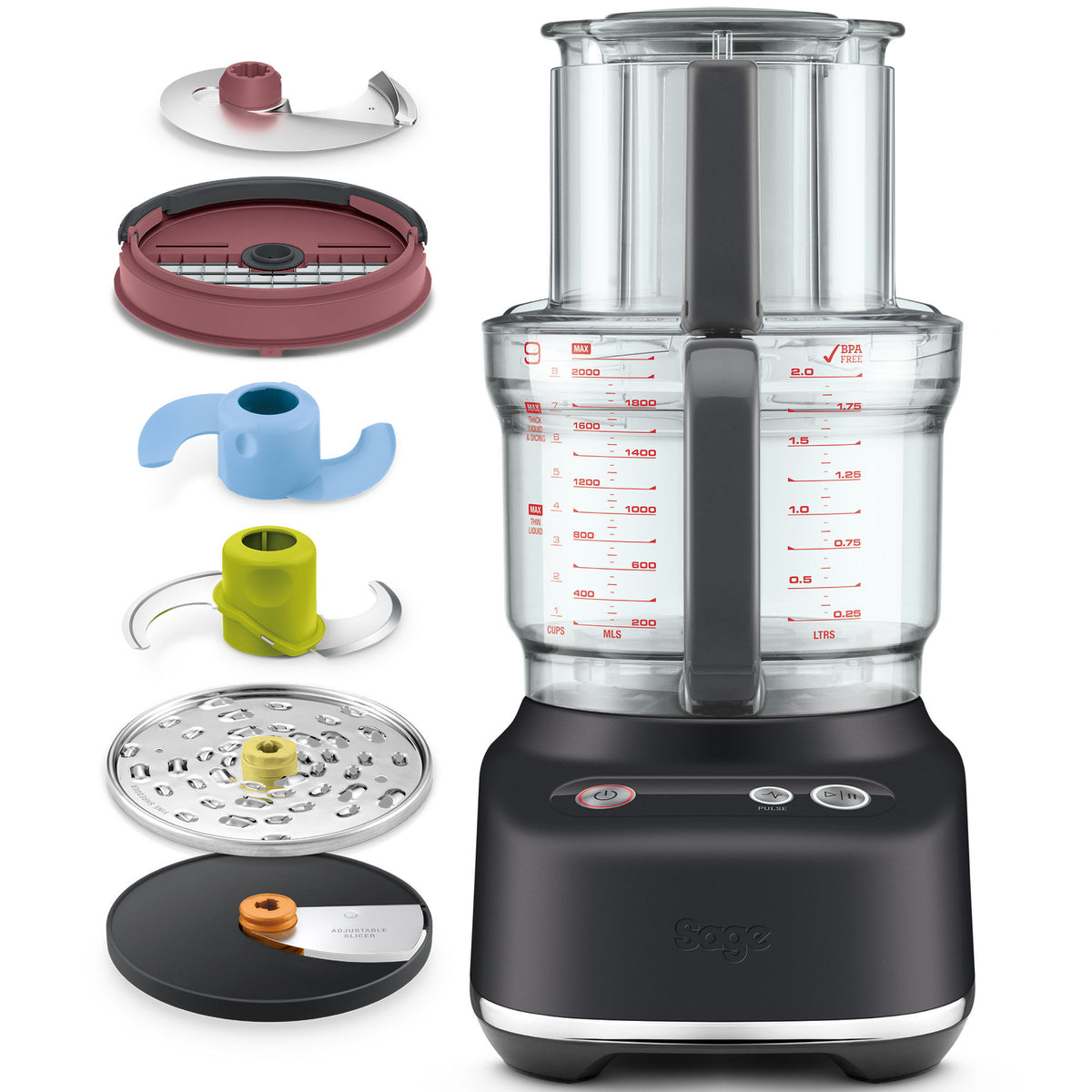 Sort Sage Paradice 9 foodprocessor, model SFP638BTR