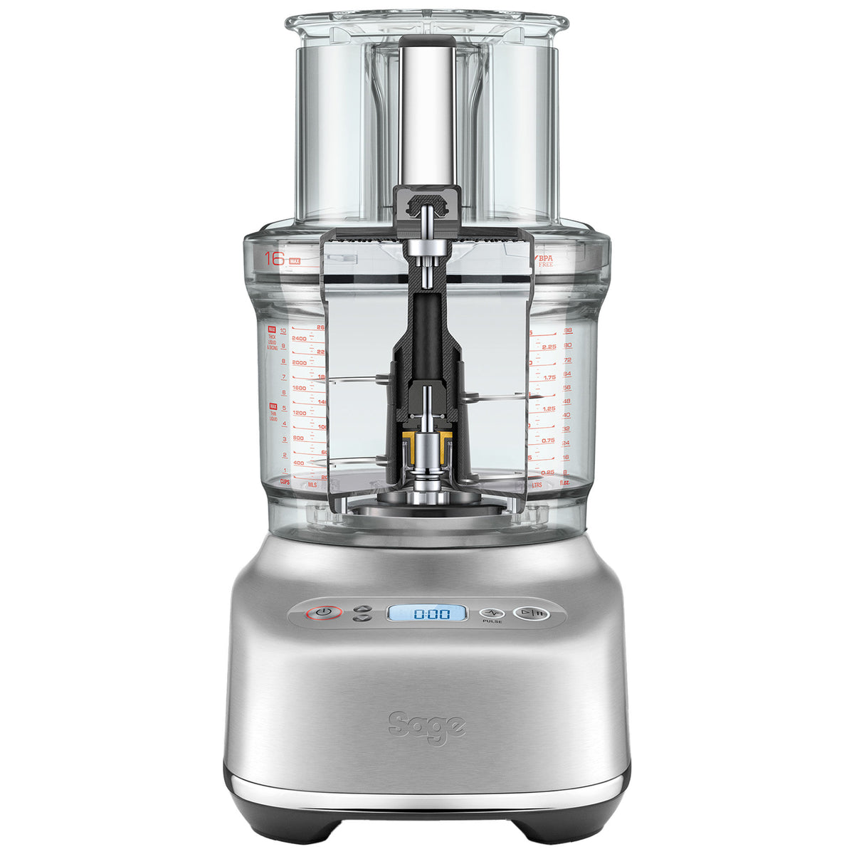 Foodprocessor Sage Paradice 16 SFP838BSS i rustfrit stål