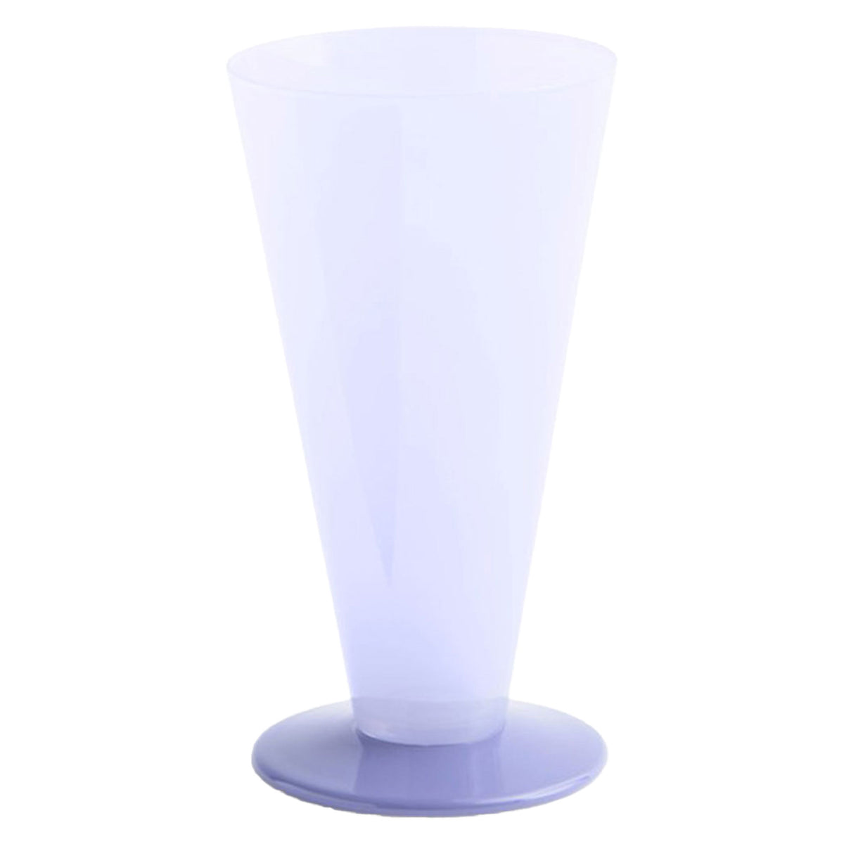 Hay Conical vase small i lyseblå og lavendelblå med skrå sider
