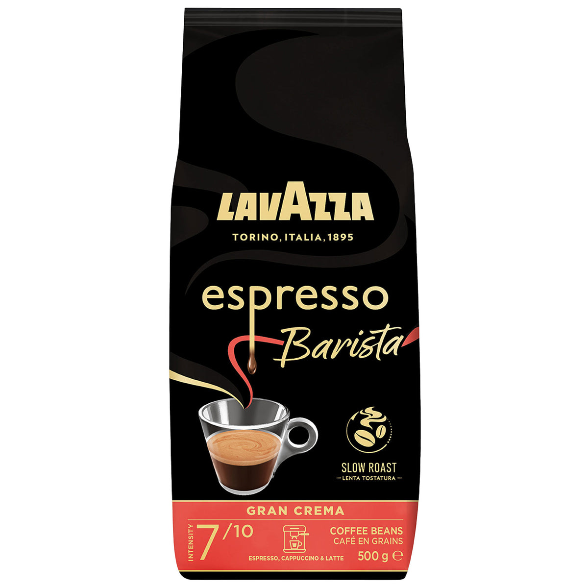 Lavazza Barista Gran Crema espressobønner, 500 g hele kaffebønner