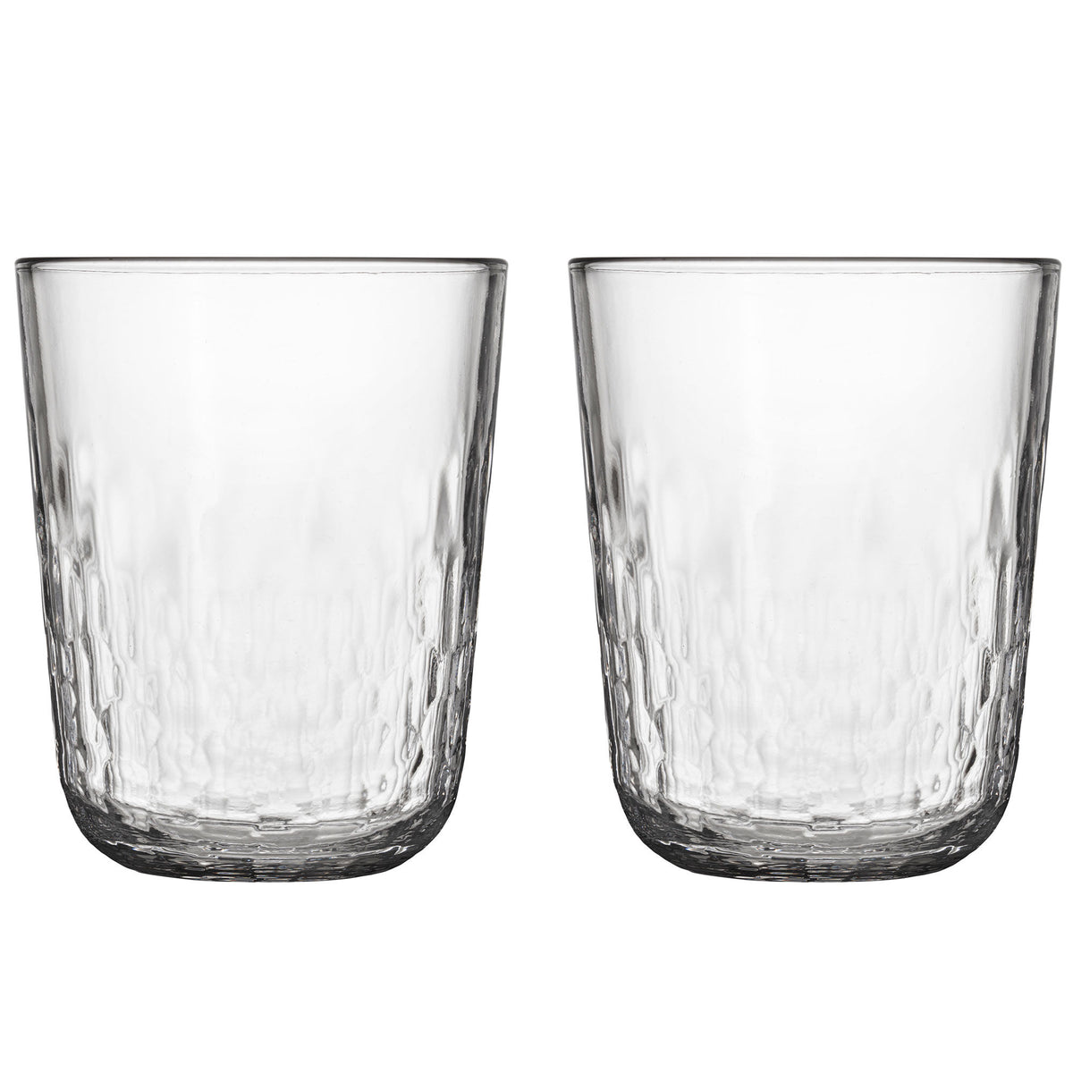 To klare Arabia Mainio vandglas på 40 cl, 11 cm høje