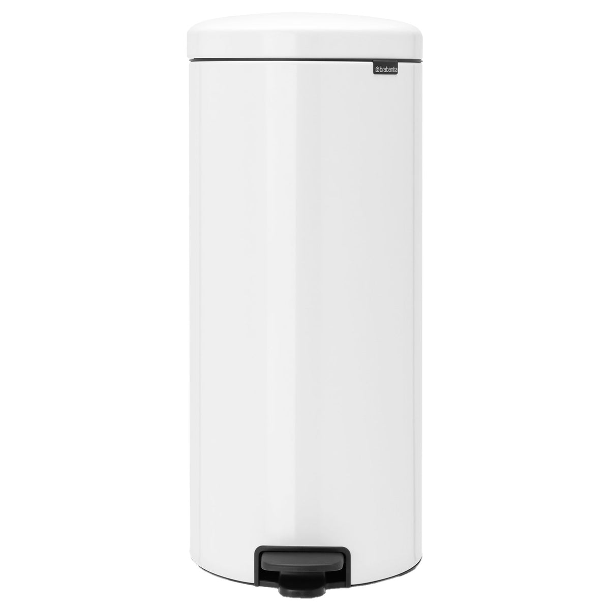 Hvid Brabantia NewIcon pedalspand på 30 liter i stål