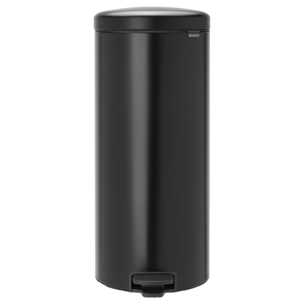 Pedalspand Brabantia NewIcon på 30 liter i mat sort stål