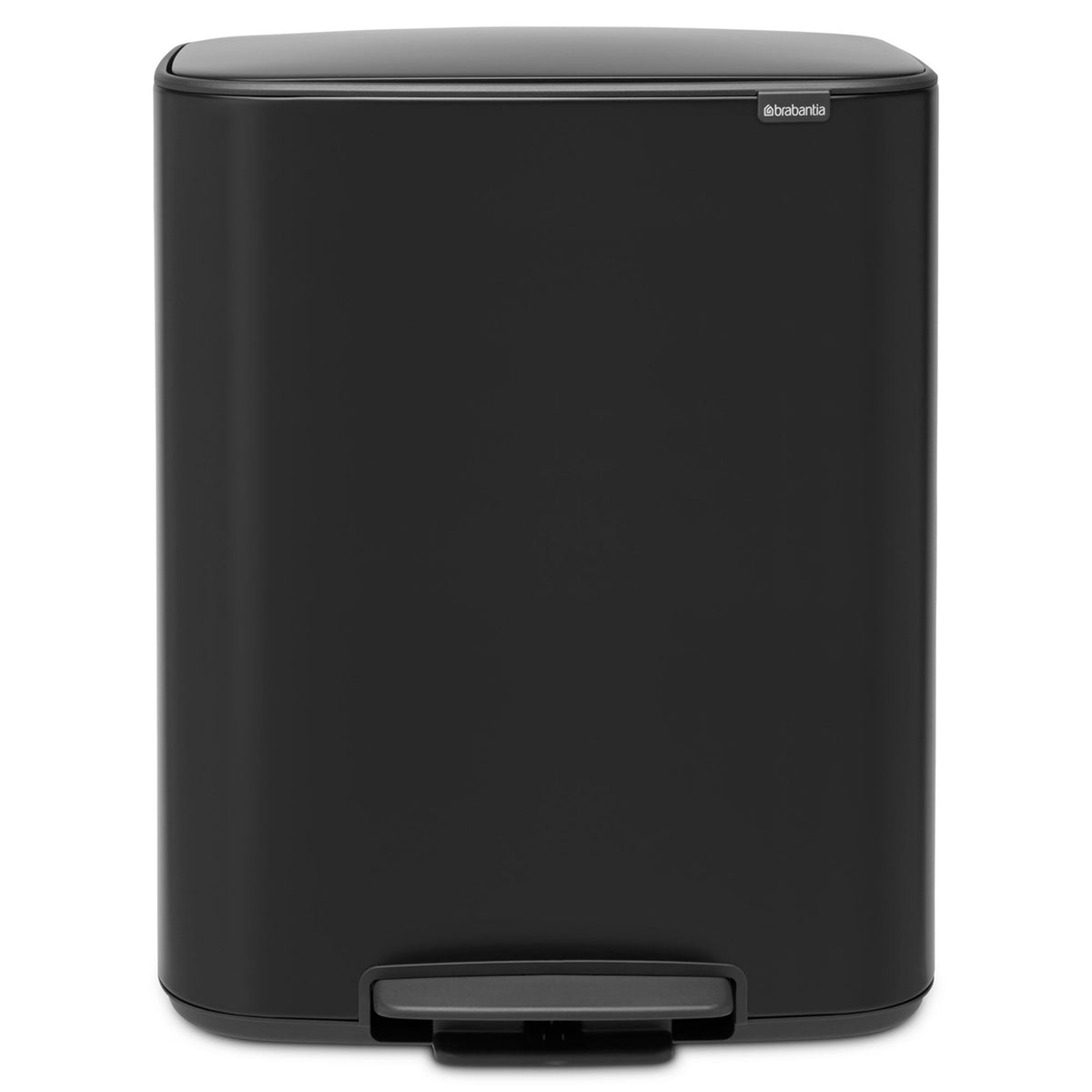 Brabantia Bo pedalspand 60 liter i mat sort finish