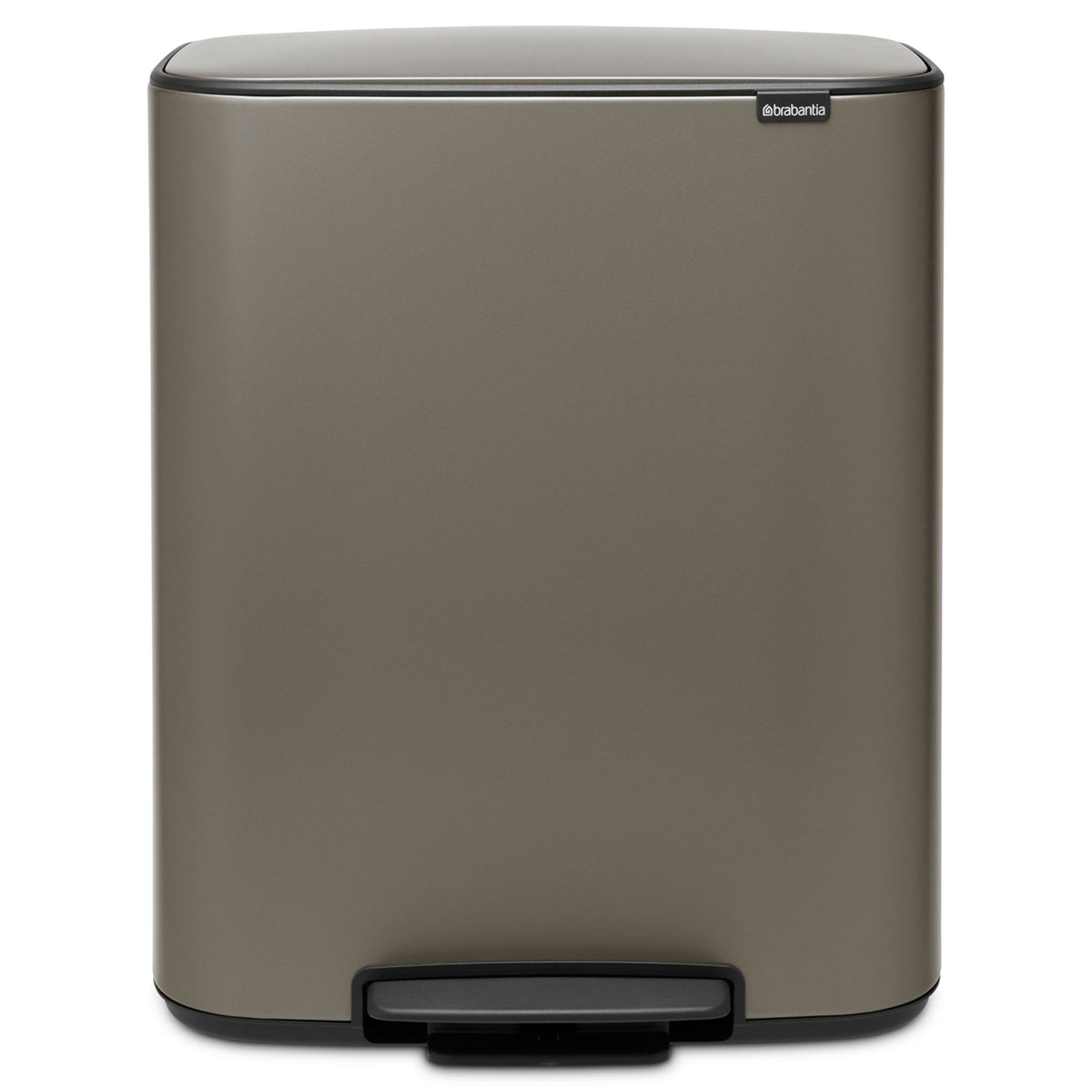 Brabantia Bo pedalspand på 60 liter i farven platinum