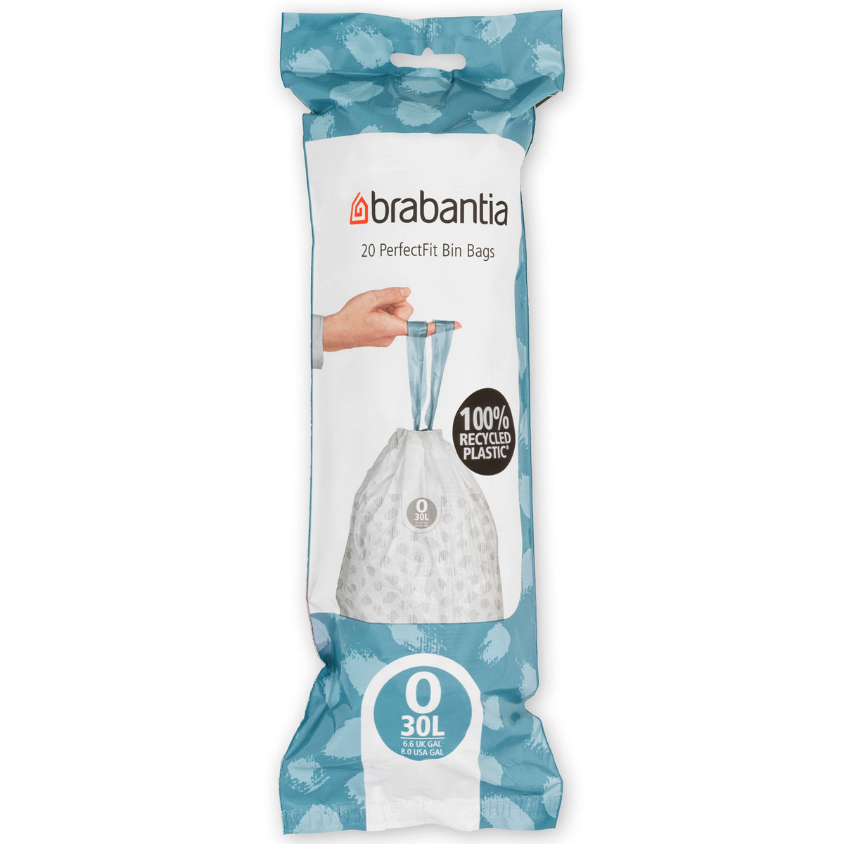 Brabantia PerfectFit affaldsposer O på 30 liter, pakke med 20 stk.