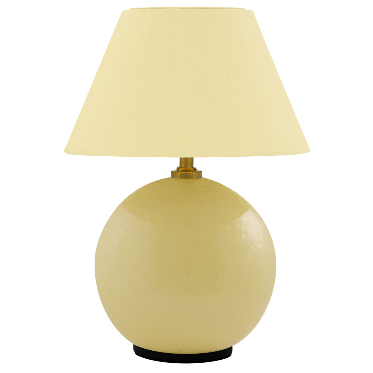 Globen Lighting Iris 16 bærbar bordlampe i farvet glas, butter
