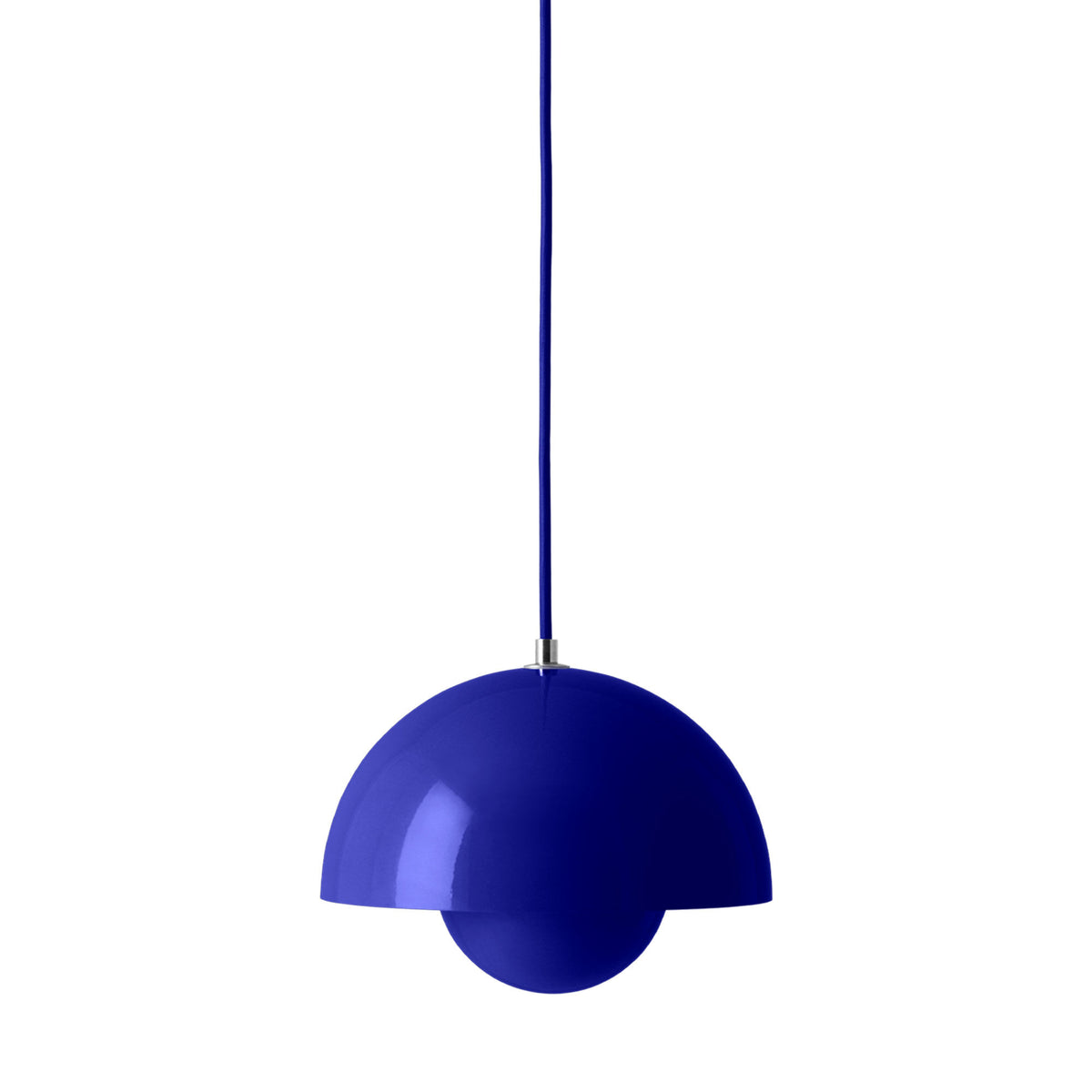 Blå &Tradition Flowerpot VP1 pendel i farven cobalt blue, Ø23 cm, hængende i loftet