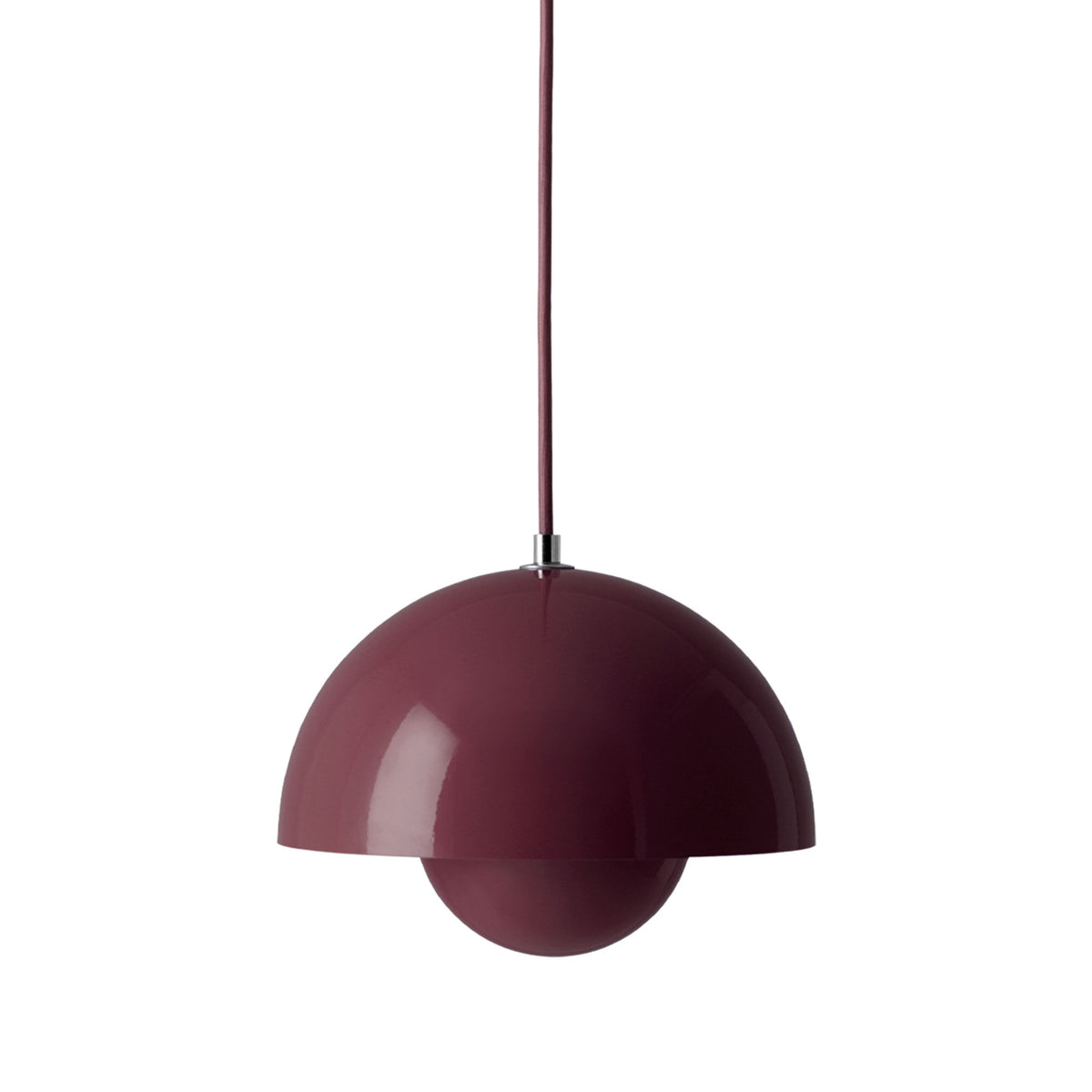 &Tradition Flowerpot VP1 pendel i farven dark plum, Ø23 cm