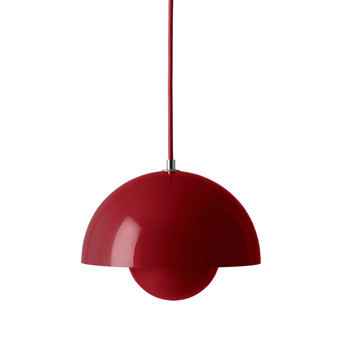 &Tradition Flowerpot VP1 pendel i farven vermilion red, diameter 23 cm