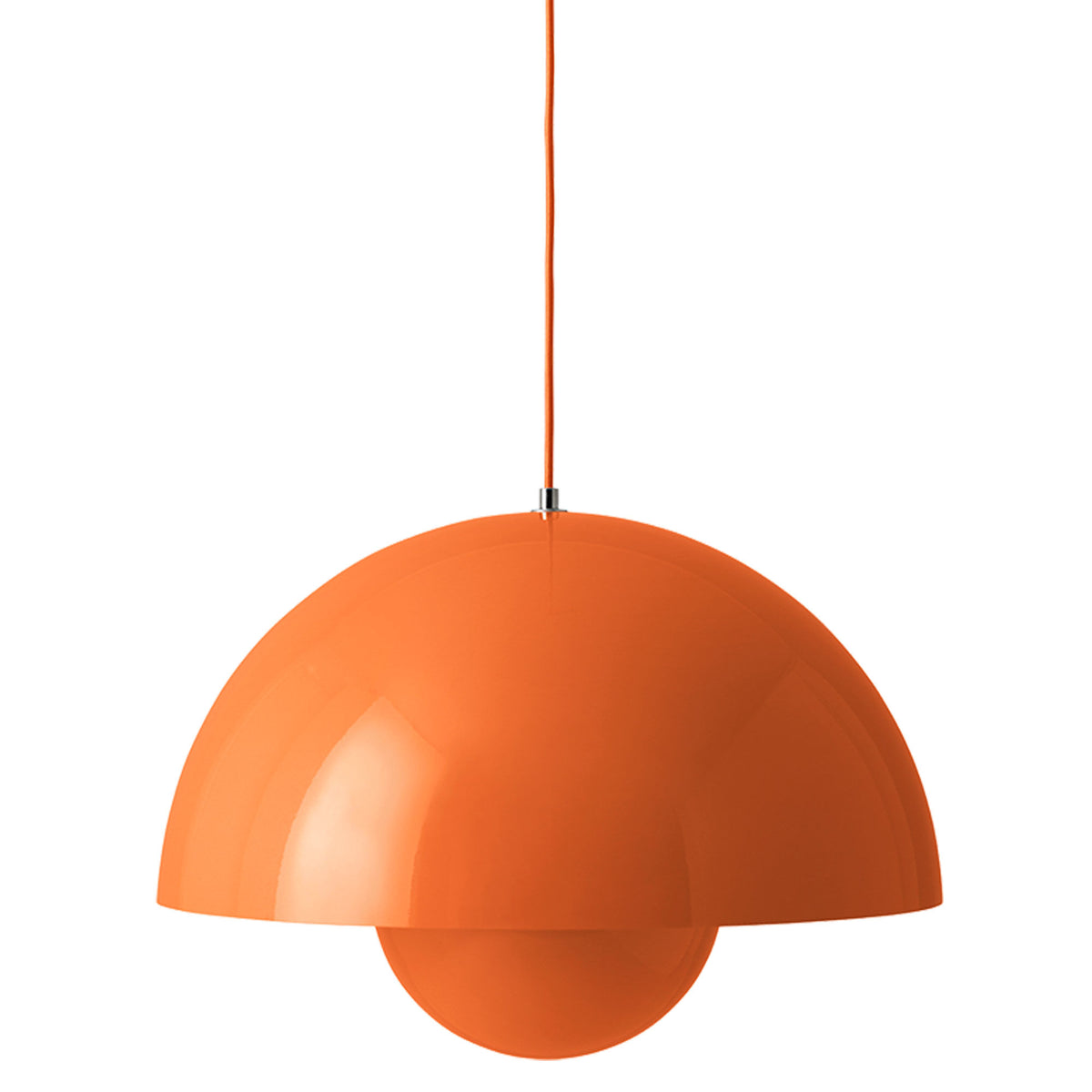 &Tradition Flowerpot VP2 pendel i zesty orange, 50 cm, tegnet af Verner Panton