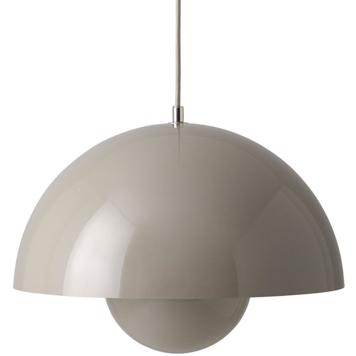 &Tradition Flowerpot VP7 pendel i farven grey beige med en diameter på 37 cm
