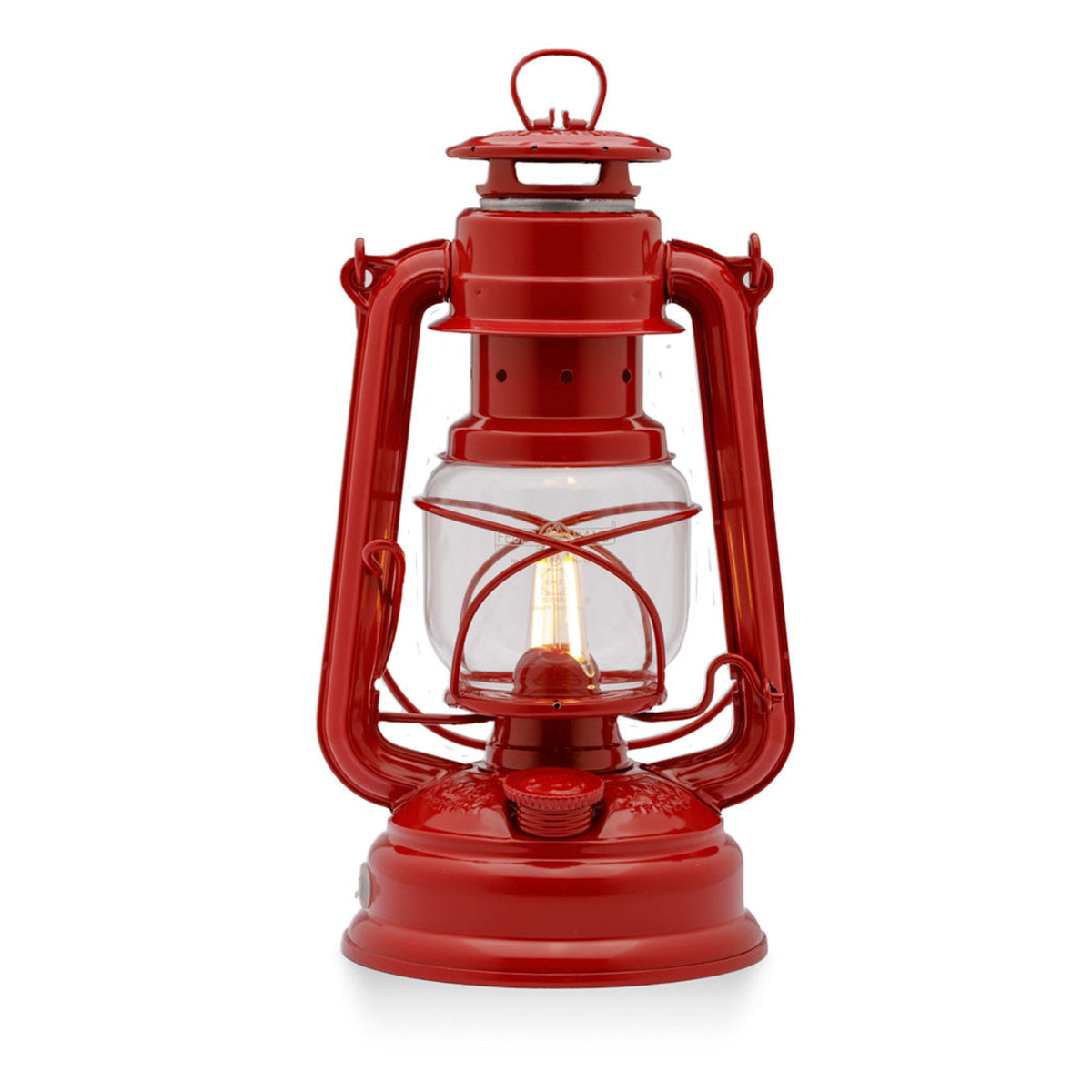 Rød Feuerhand Baby Special 276 LED stormlygte i ruby red