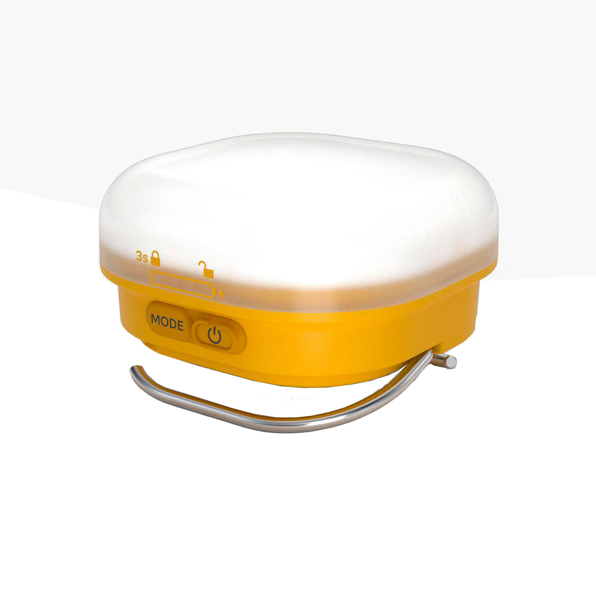Silva Glow Recharge campinglampe i gul farve