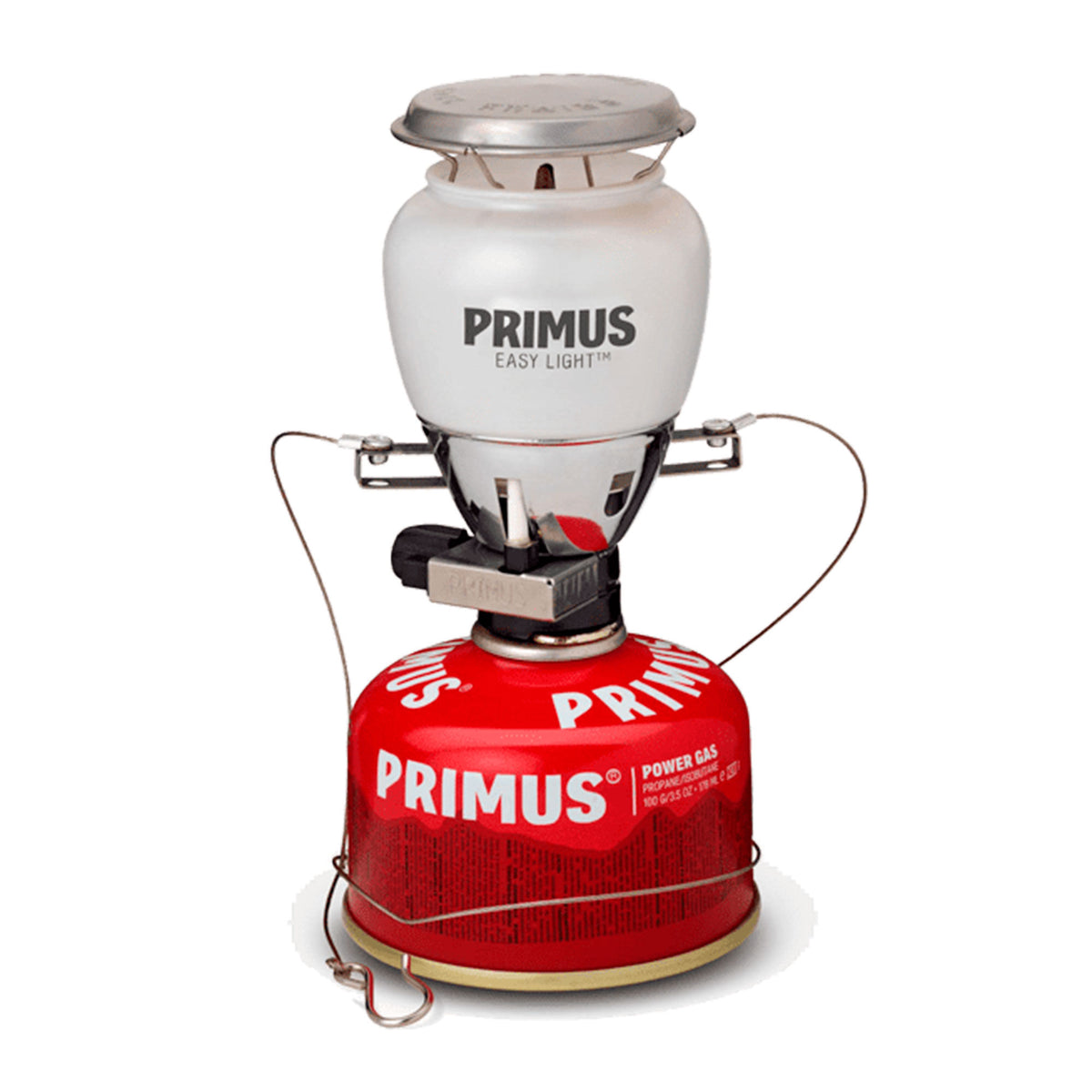Primus EasyLight gaslygte med klassisk form til camping