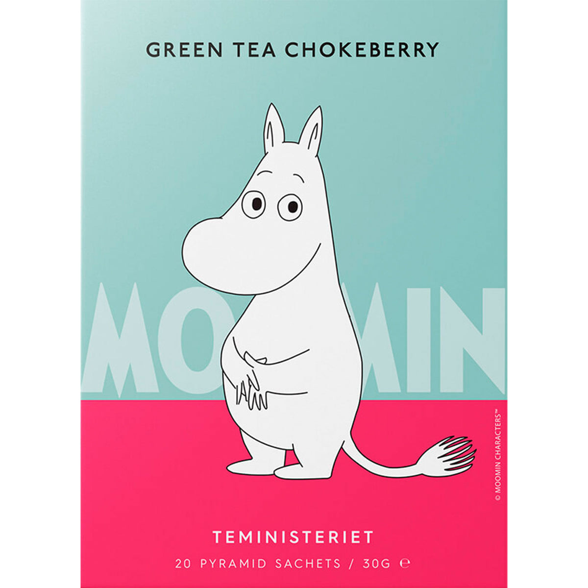 Moomin grøn te med aronia fra Teministeriet