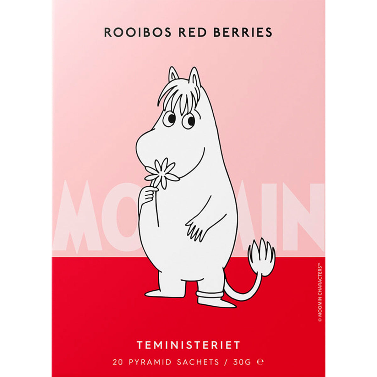 Teministeriet Moomin Rooibos te med røde bær
