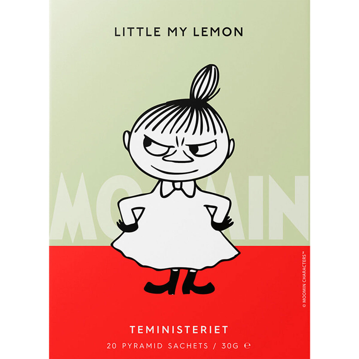 Teministeriet Moomin grøn te Little My Lemon med citron og ingefær