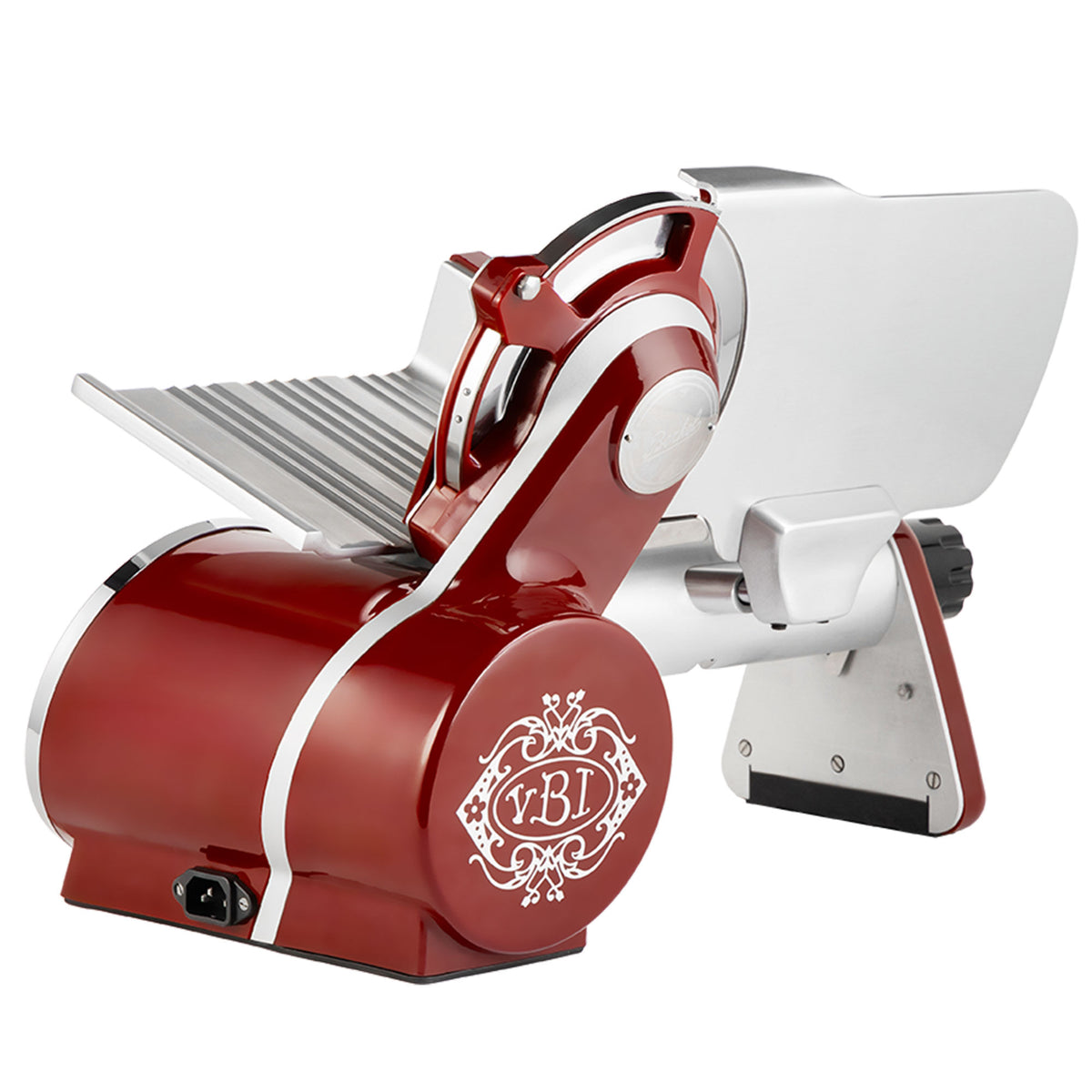 Rød Berkel Icon Line Slicer pålægsmaskine med lakeret hjul