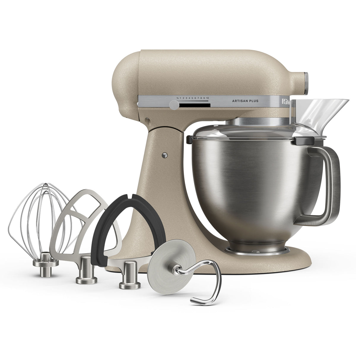 KitchenAid Artisan Plus køkkenassistent på 4,7 liter i den bløde farve oat