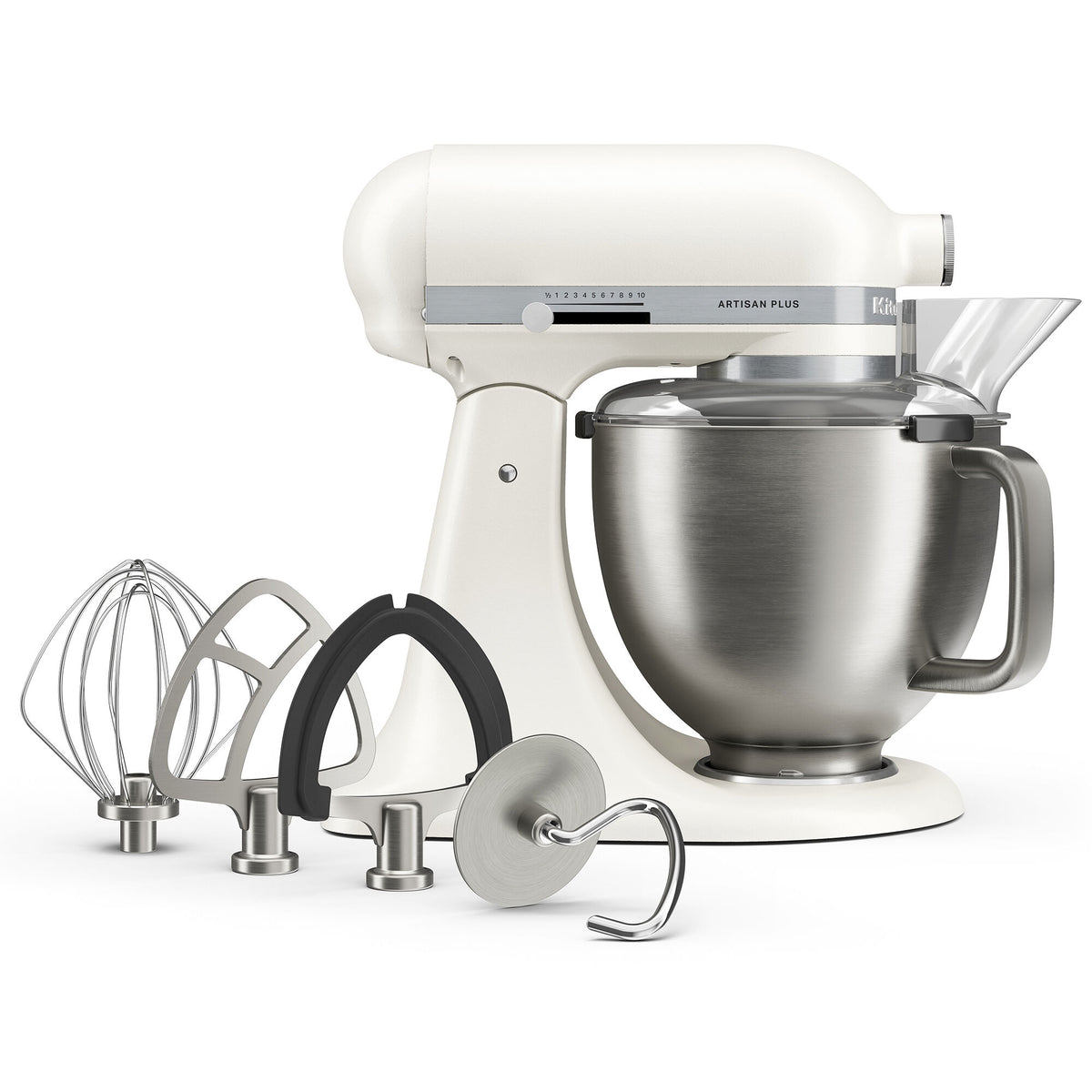 KitchenAid Artisan Plus køkkenassistent på 4,7 liter i farven porcelain white
