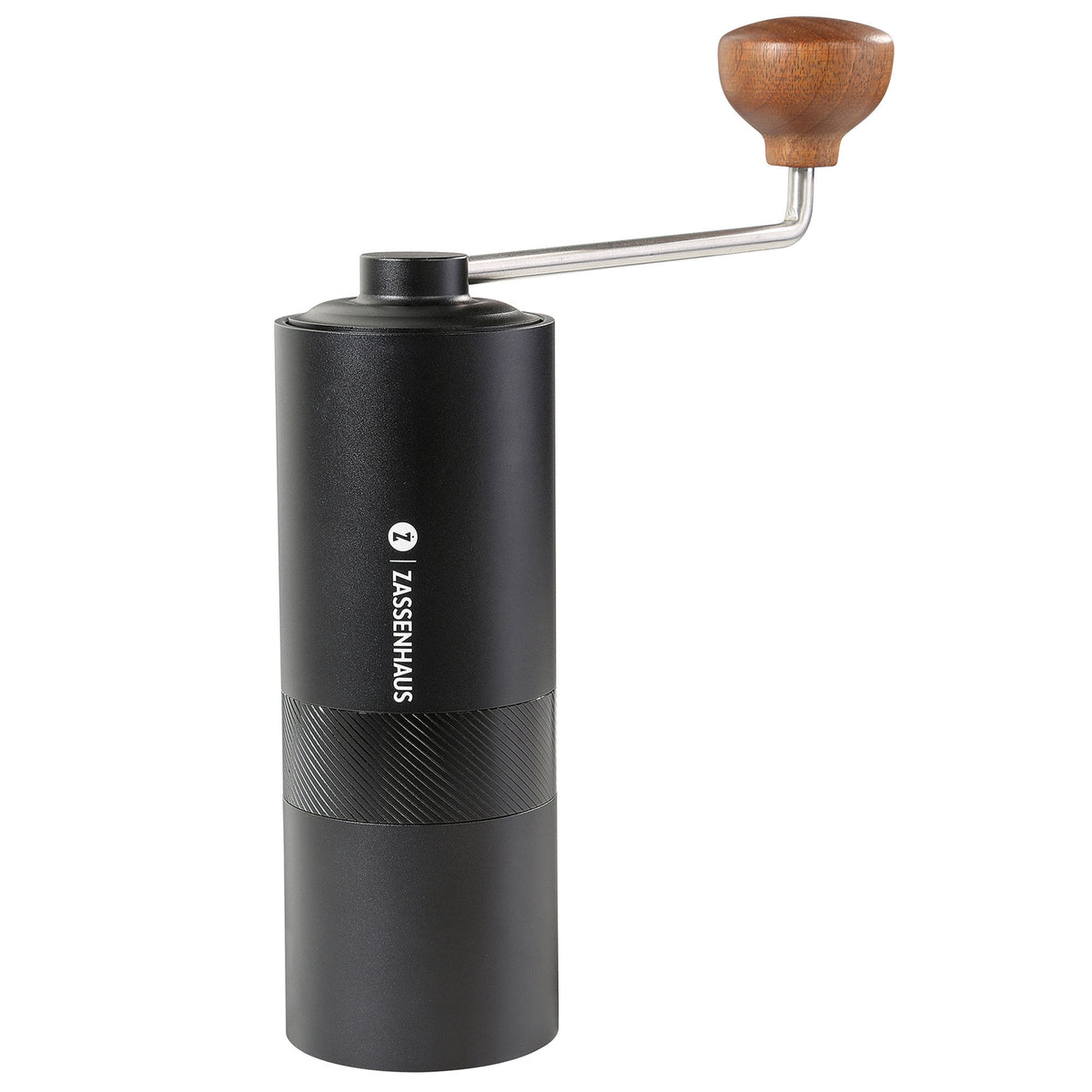 Sort Zassenhaus Expert 48S kaffe- og espressokværn i stilrent design