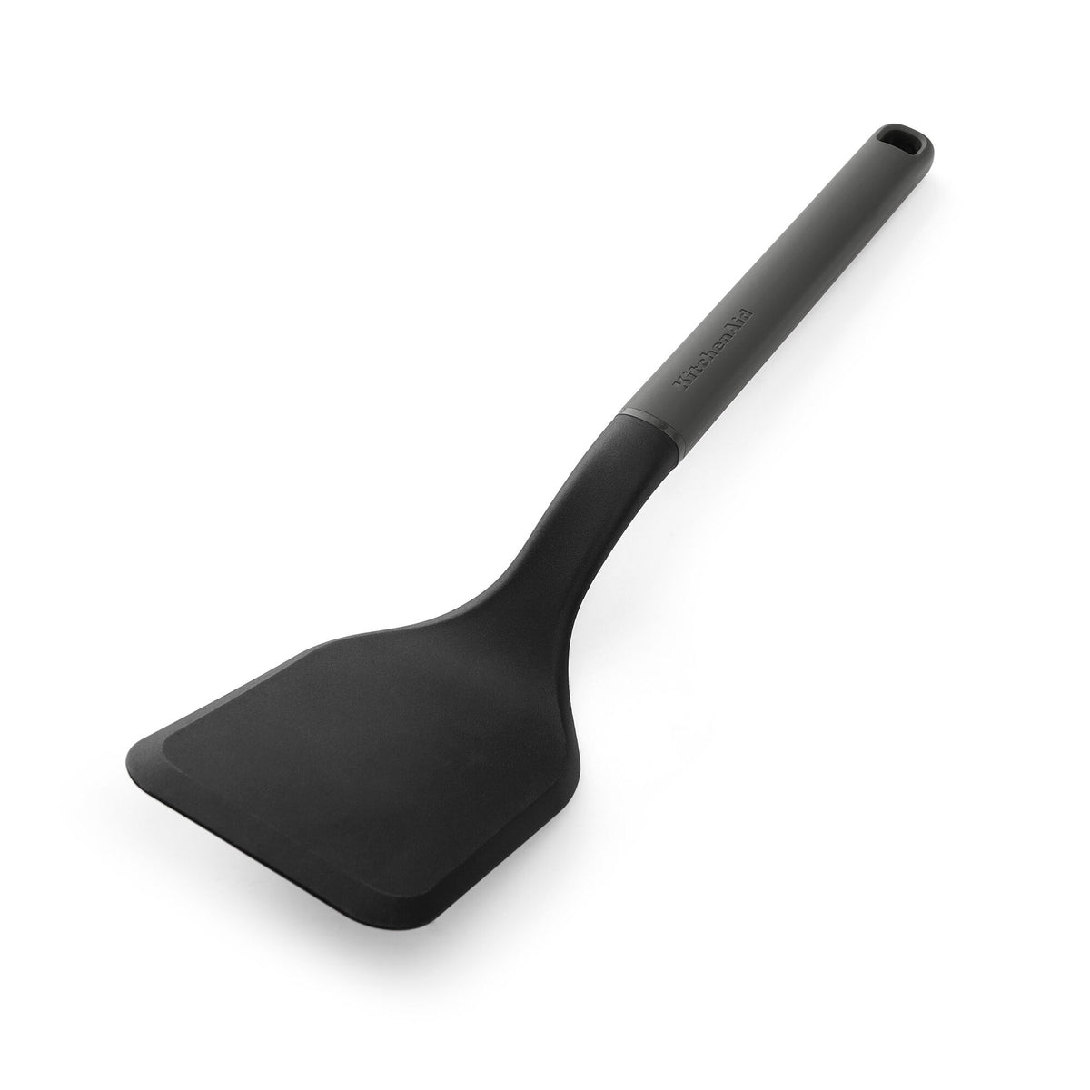 Grå KitchenAid Classic spatel med bredt blad