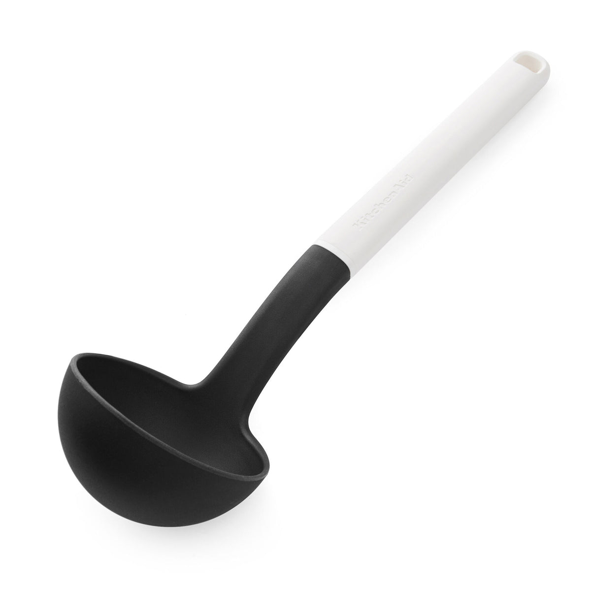 Hvid Kitchenaid Classic suppeske med ergonomisk håndtag