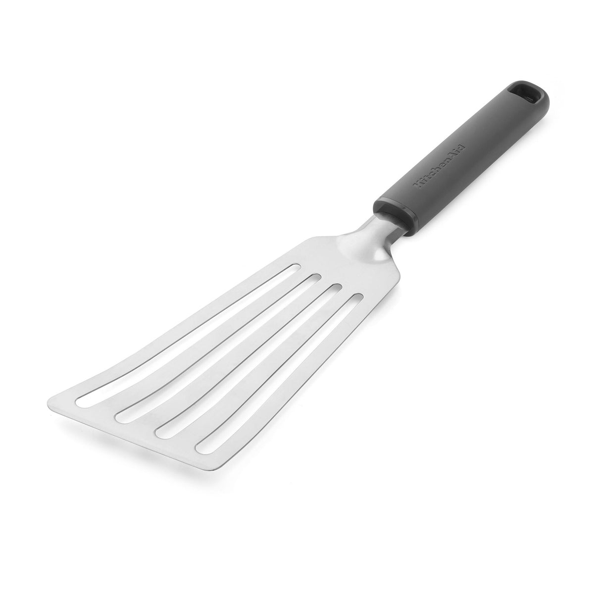 Grå KitchenAid Classic stegespade med blad i hærdet rustfrit stål