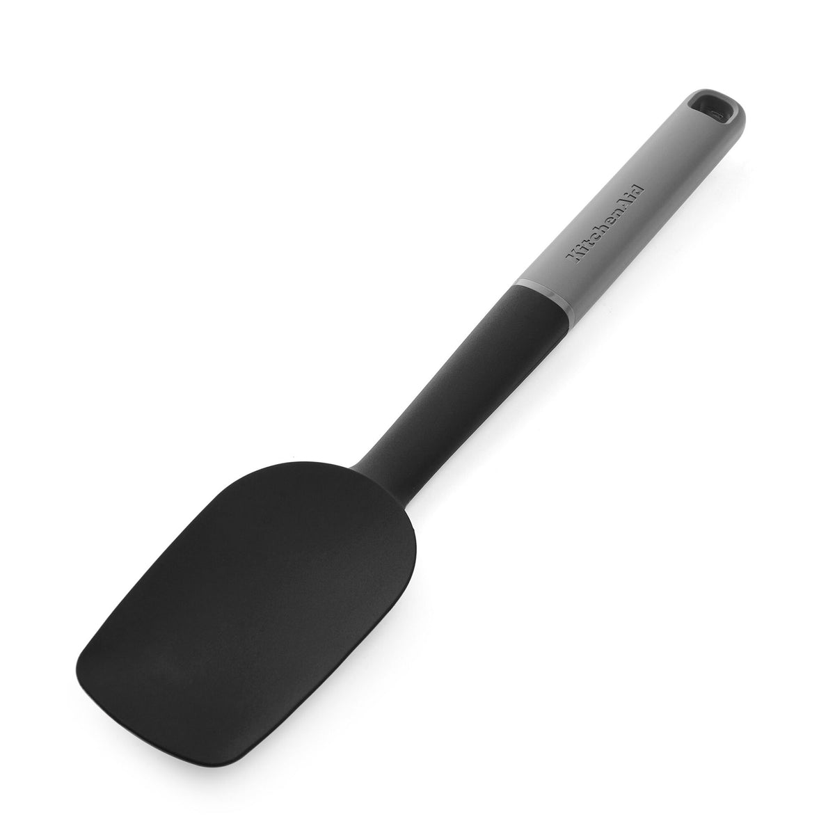 Grå KitchenAid Classic dejskraberske med ergonomisk håndtag