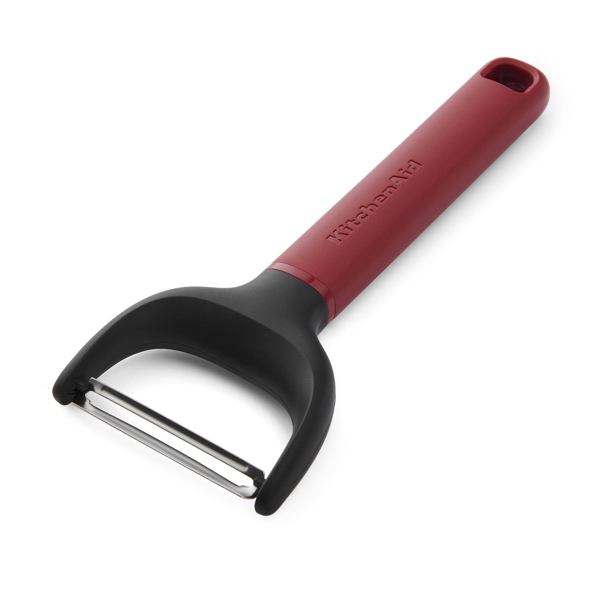 KitchenAid Classic kartoffelskræller i farven empire red med rustfrit blad
