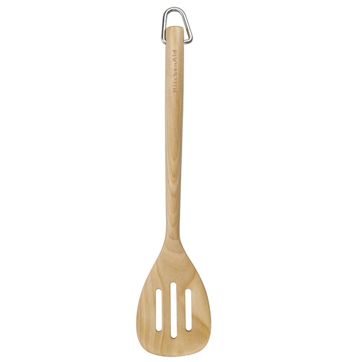 KitchenAid Birchwood perforeret stegespade i birketræ med åbninger i bladet