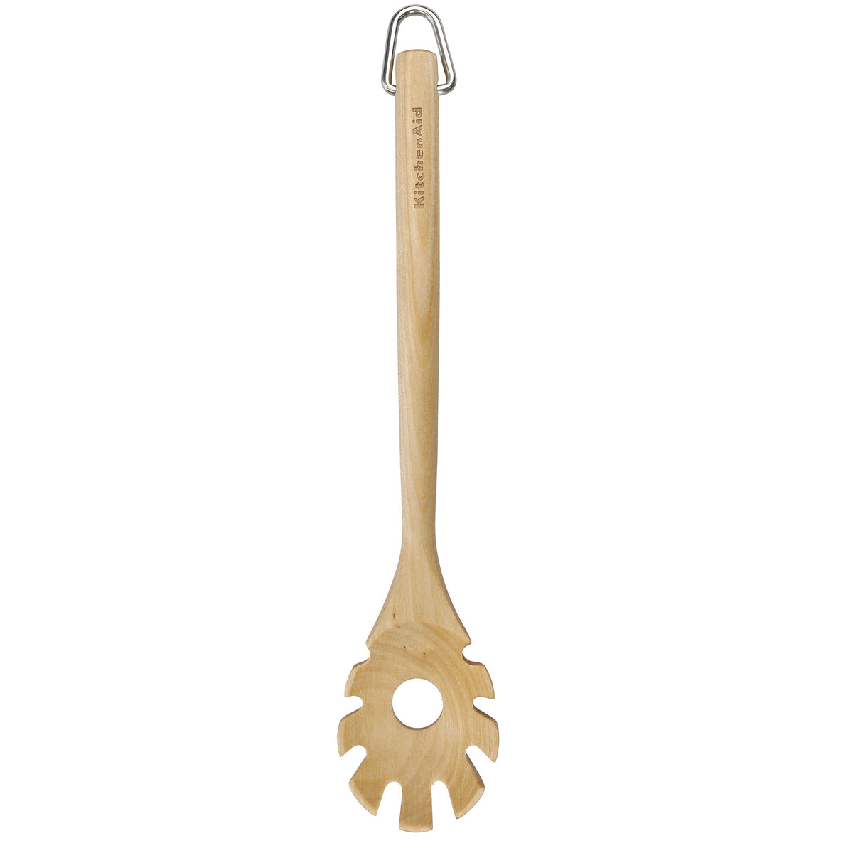 KitchenAid Birchwood pastaske med takker til at røre i gryden og servere pasta