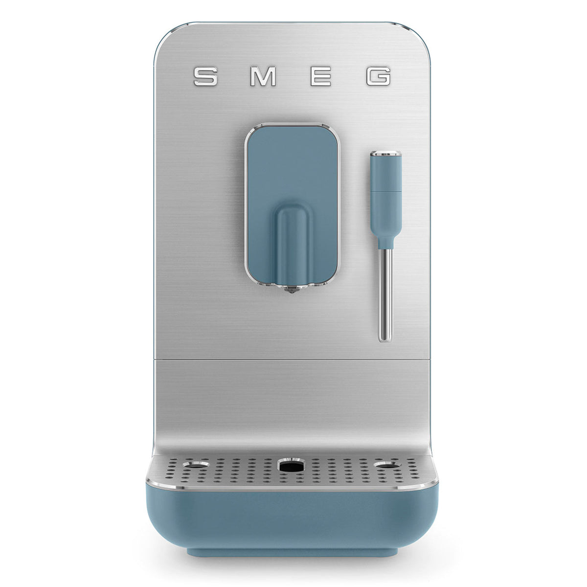 Blå Smeg BCC12SBMEU helautomatisk espressomaskine i farven storm blue