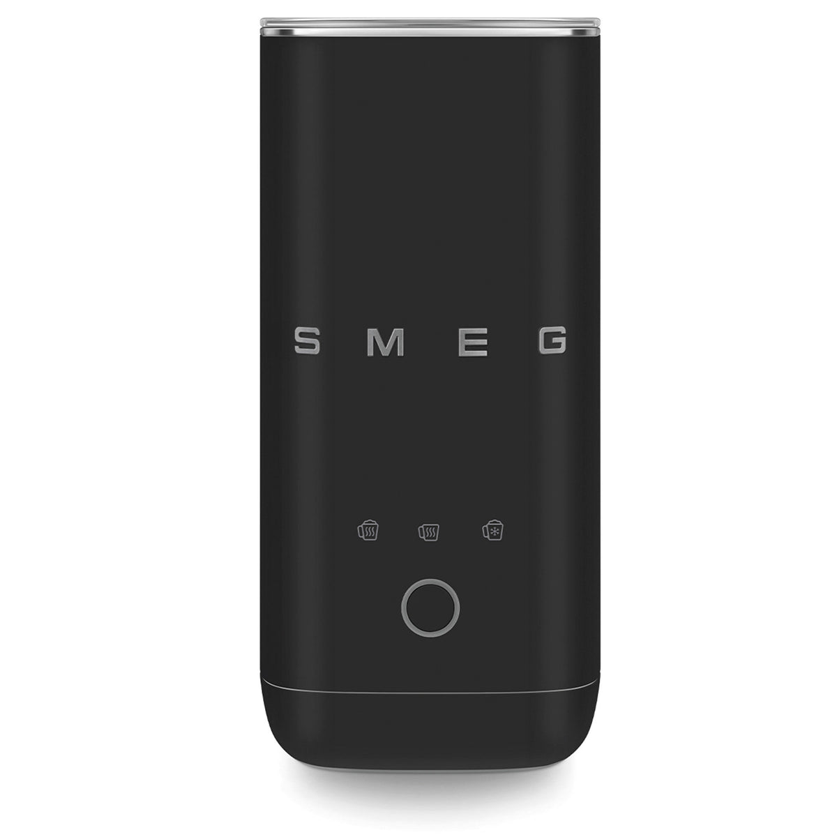 Smeg Mini mælkeskummer i mat sort med kompakt design