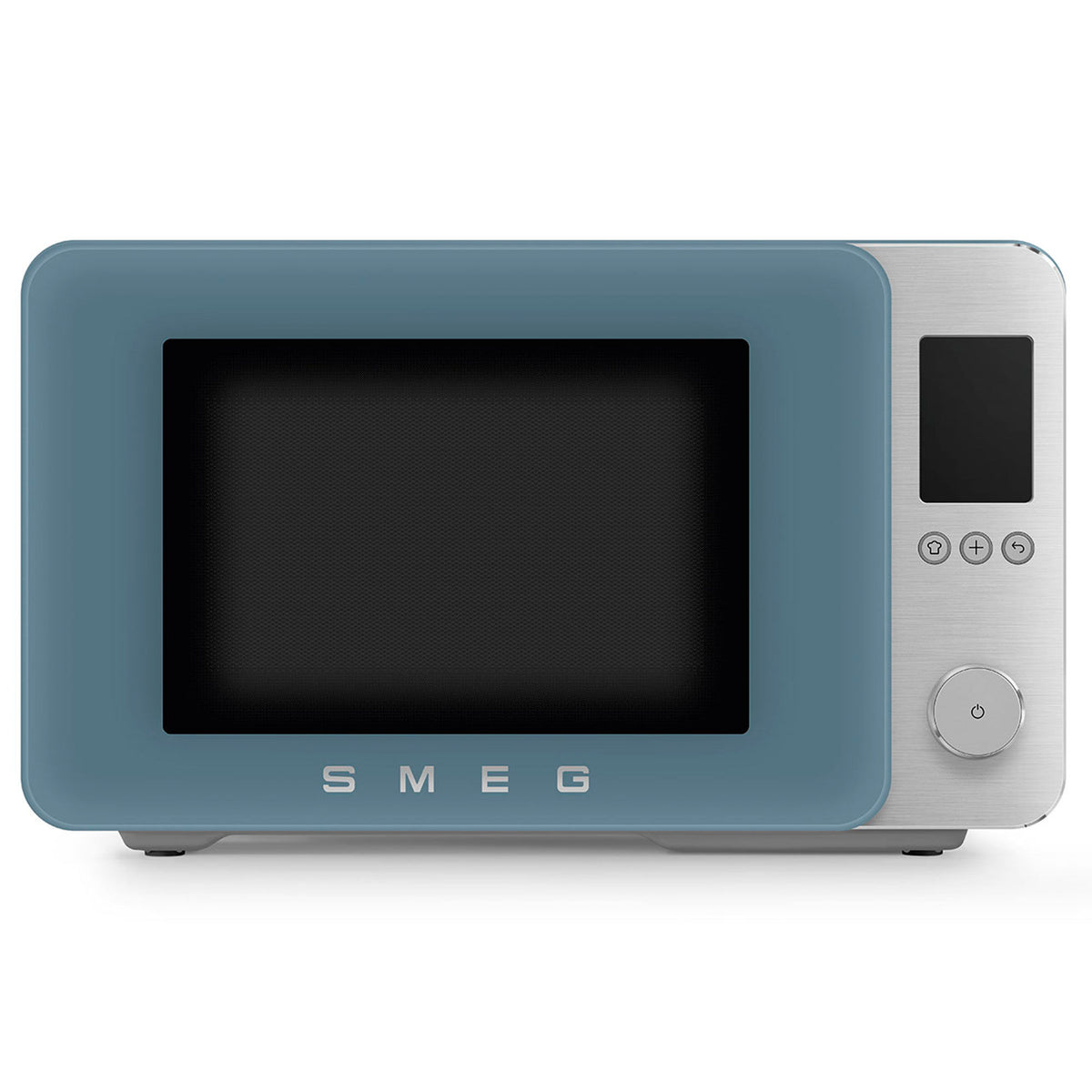 Smeg MOC02SBMEU mikrobølgeovn med varmluft i farven Storm Blue
