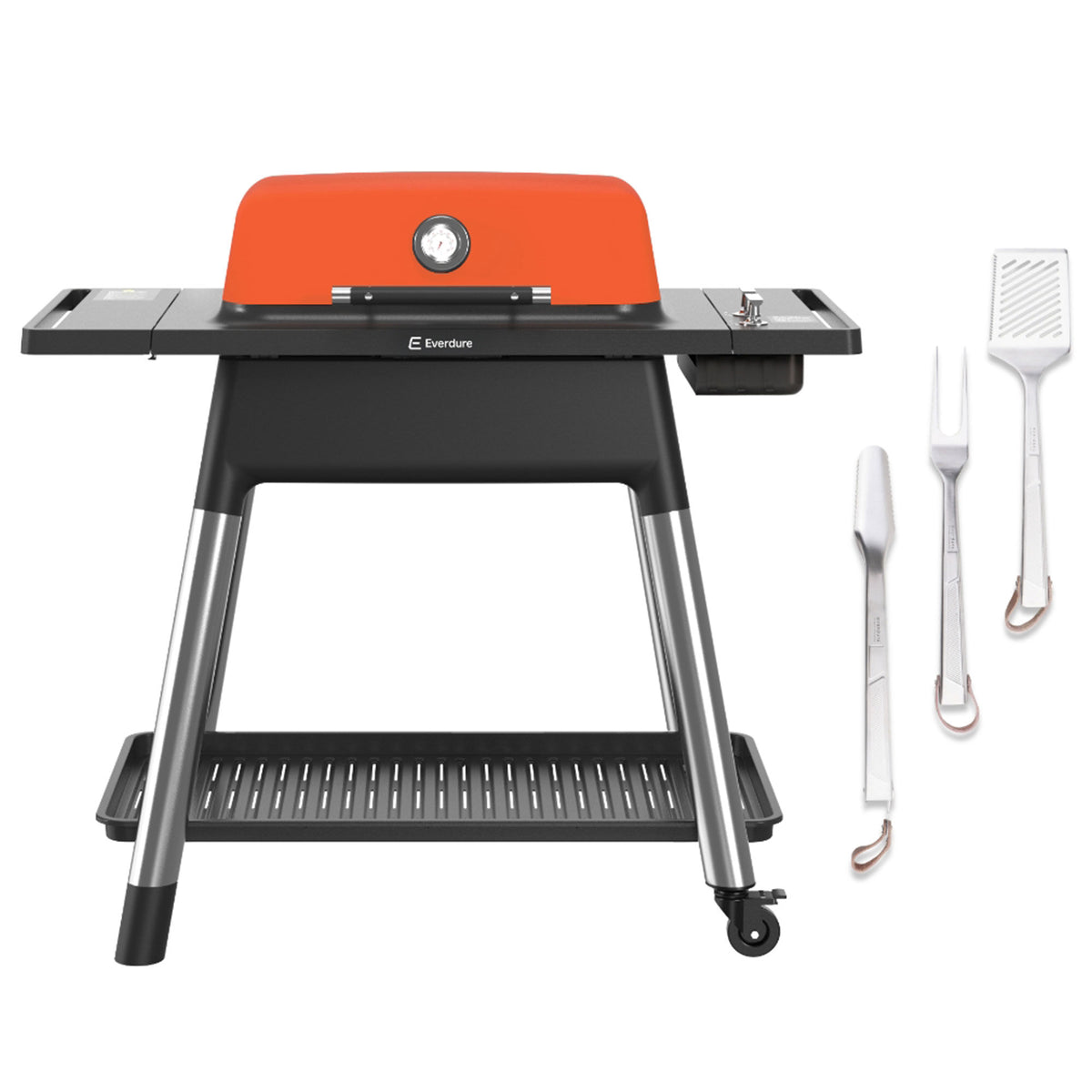 Orange Everdure FORCE Gen III gasgrill med redskabssæt