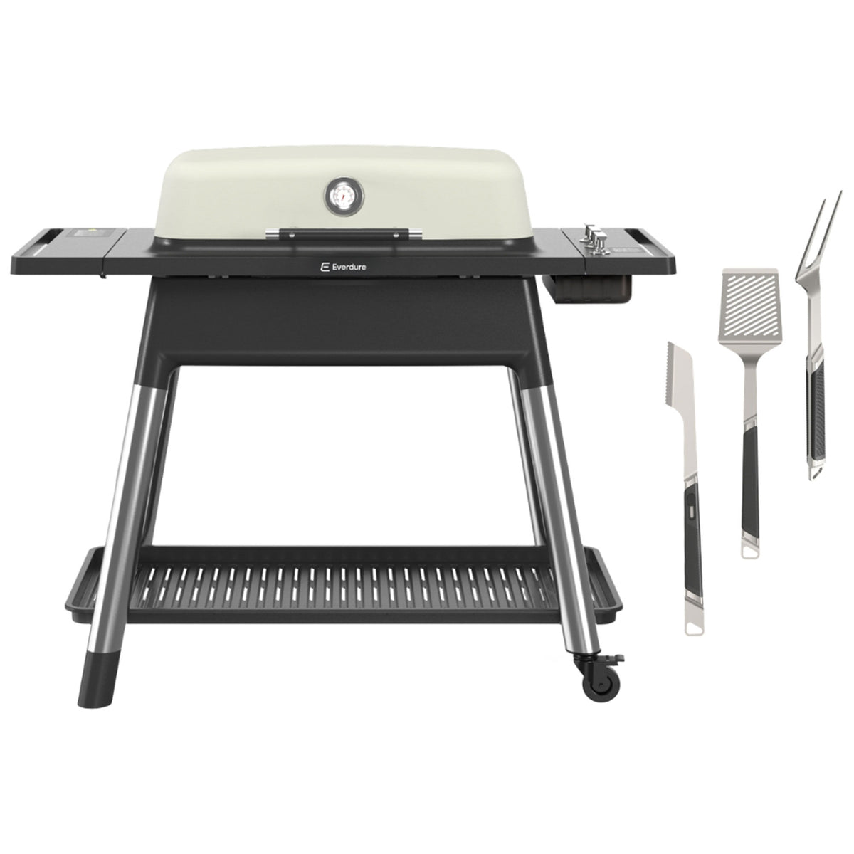 Everdure Furnace Gen III gasgrill i farven stone med Premium Toolkit