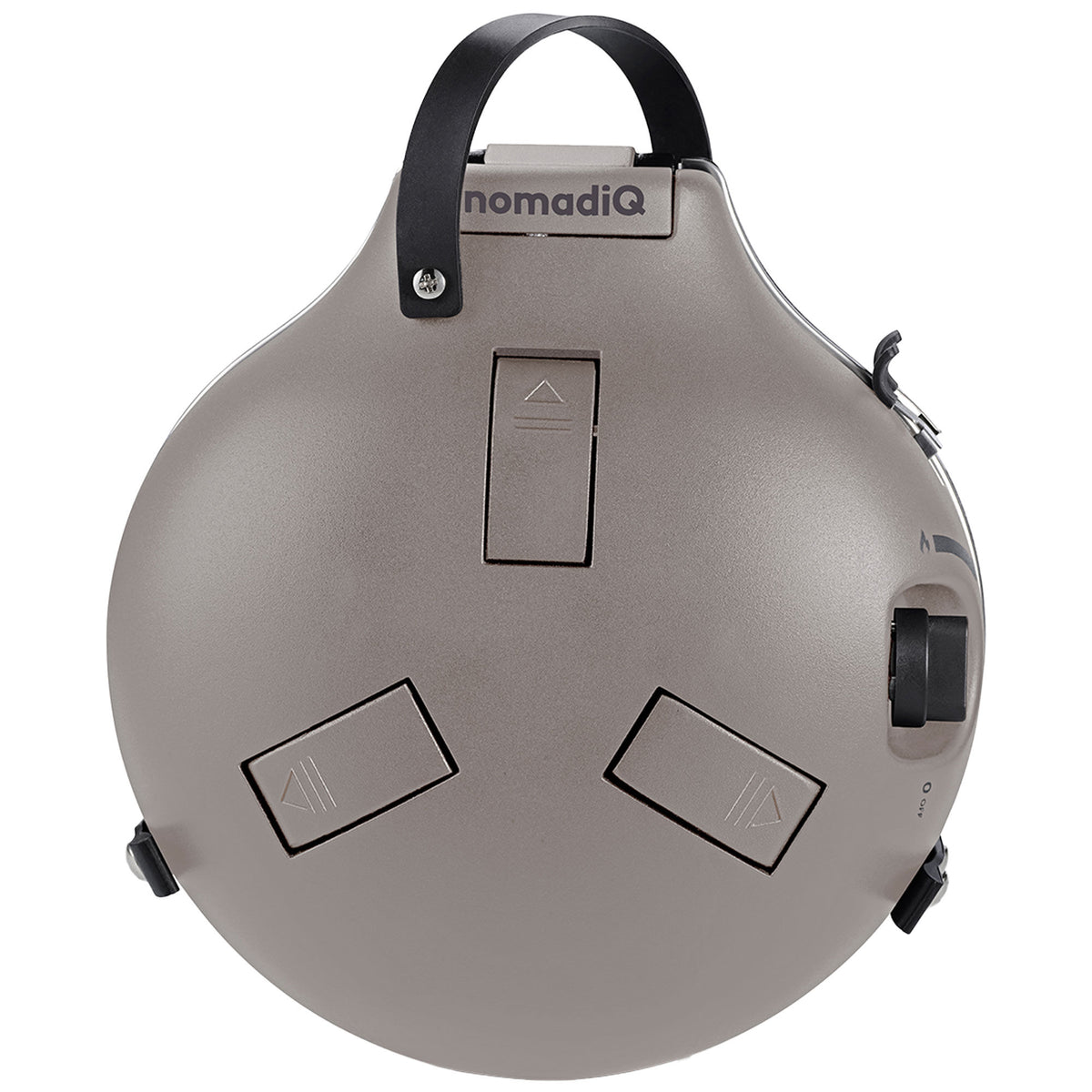 Nomadiq Compact transportabelt gaskøkken med to brændere i farven urban grey