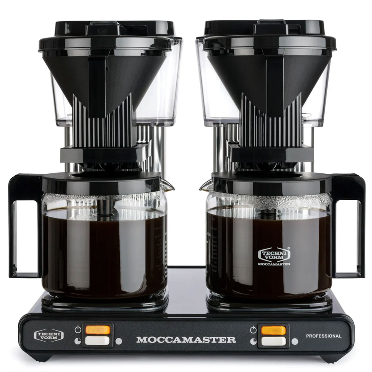 Moccamaster Professional Double kaffemaskine i black og silver
