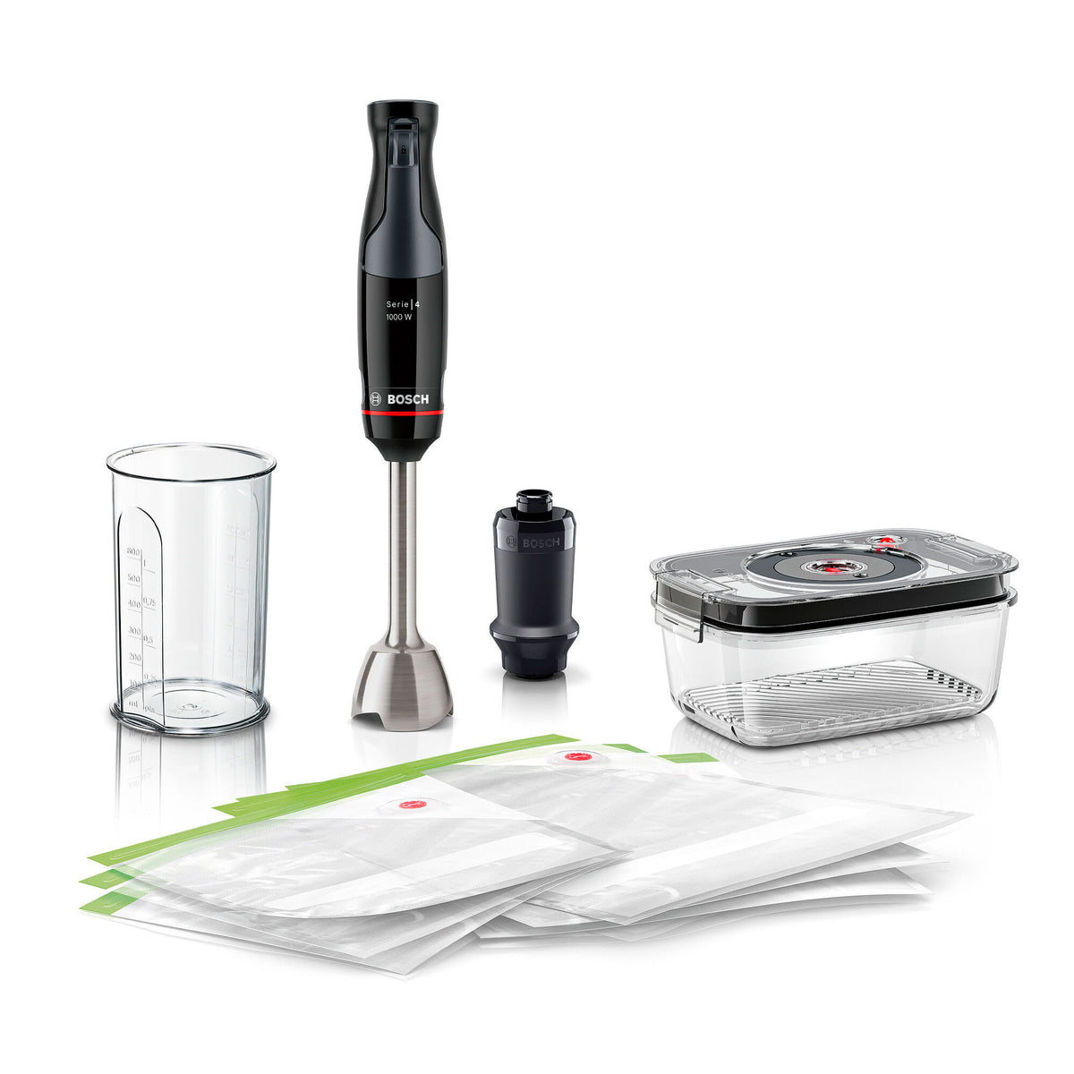 Bosch Serie 4 ErgoMaster MSM4B6V2 stavblender på 1000 watt
