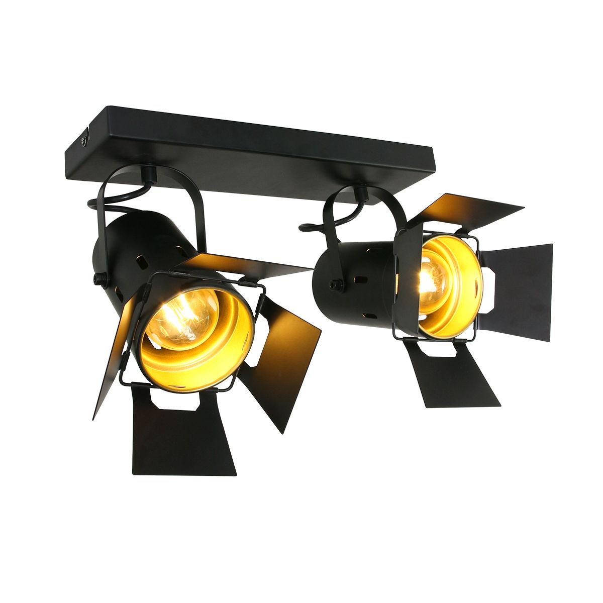 Se Cinema - spotlampe i sort metal med 2 skærme ❤ Kæmpe udvalg i 3-nordic - Køb online på udsalg og tilbud lige nu ❤ Super billig fragt og lynhurtig levering - Varenummer: 3-nordic-4187 og barcode / Ean: på lager - Udsalg på Lamper - Spotlamper Op til 61% rabat - Mere end 2.739 populære mærker på tilbud