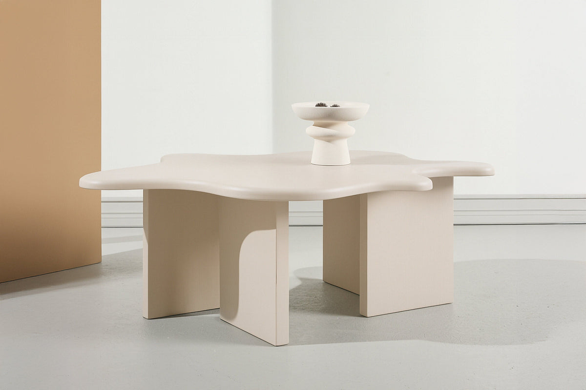 Se Vind - Flower Sofa bord, 115x76x40 cm - MDF Beige, FSC 100% ❤ Kæmpe udvalg i Vind - Køb online på udsalg og tilbud lige nu ❤ Lav fragtpris og hurtig levering - Varenummer: Bolig&Haven-52765751771466 og barcode / Ean: 7340220849434 på lager - Udsalg på Store besparelser – op til 77% - Shop over 2.281 kendte brands på udsalg