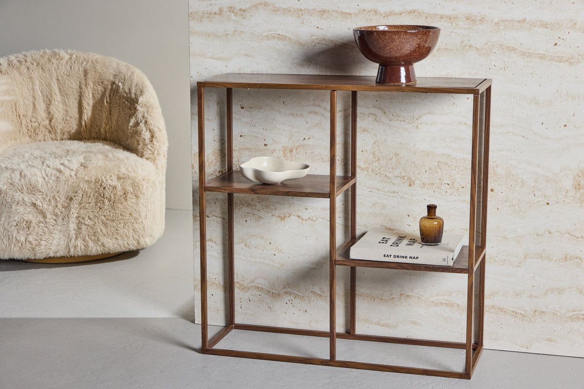 Se Venture Home - Staal - reol med stålramme og valnød MDF - 80Ã26Ã81 cm ❤ Kæmpe udvalg i Venture Home - Køb online på udsalg og tilbud lige nu ❤ Meget billig fragt og hurtig levering - Varenummer: Bolig&Haven-52765743186250 og barcode / Ean: 7340220846778 på lager - Udsalg på Store besparelser – op til 67% - Udsalg på mere end 2.281 populære mærker