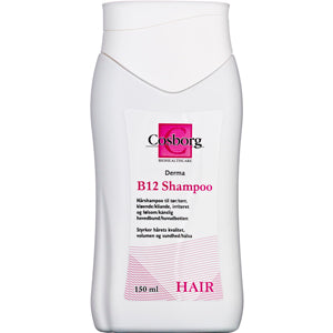Se Cosborg B12 Shampoo 150 ml. ✔ Kæmpe udvalg i Cosborg - Køb online på udsalg og tilbud lige nu ✔ Hurtig levering til lave fragtpriser - Varenummer: Helsegrossisten-7121 og 5707455000382 på lager - Udsalg på Personlig pleje > Shampoo > B12-Vitamin Store besparelser – op til 71% - Store besparelser på over 2.739 mærker